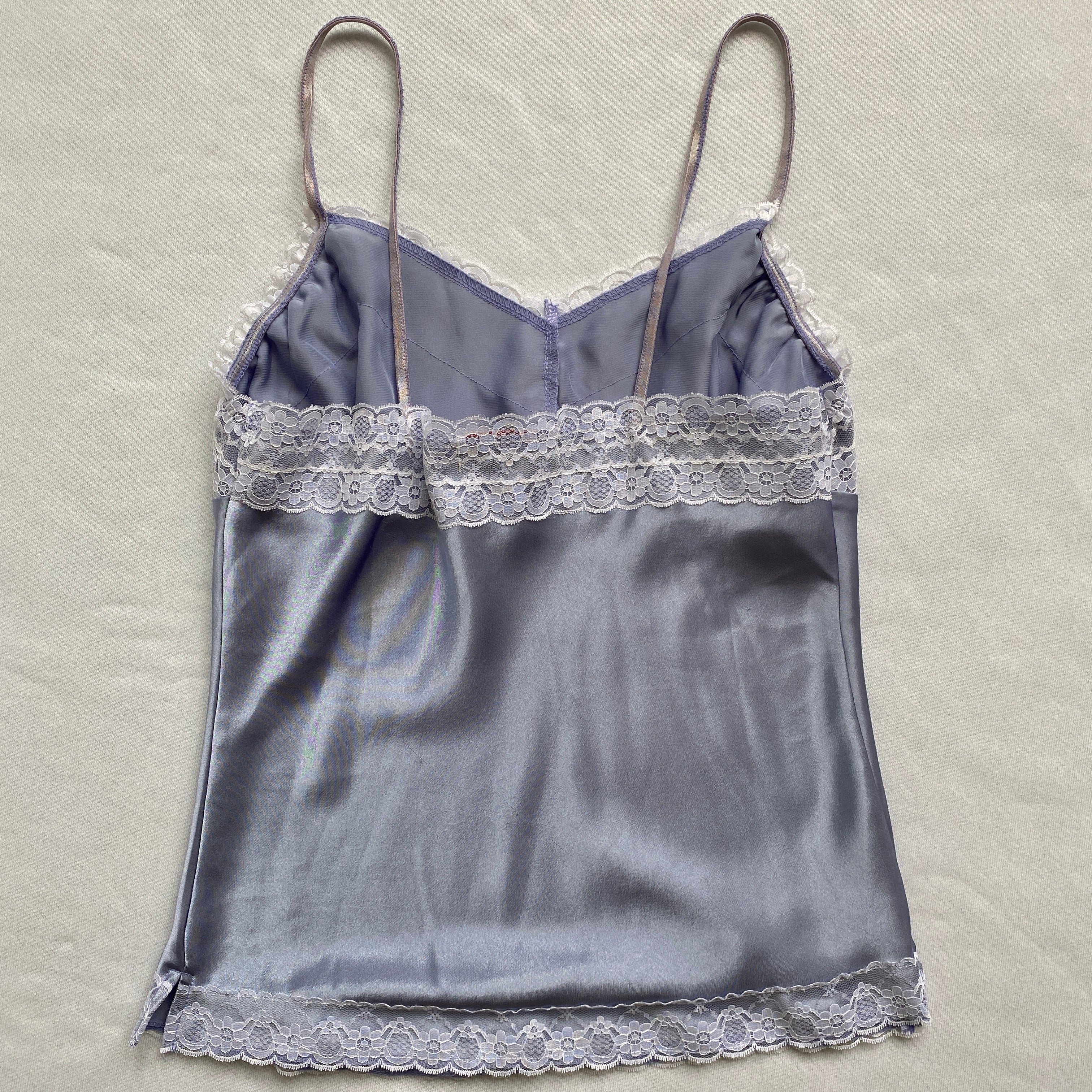 Vintage lavender lace cami