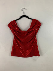 Red flashy top