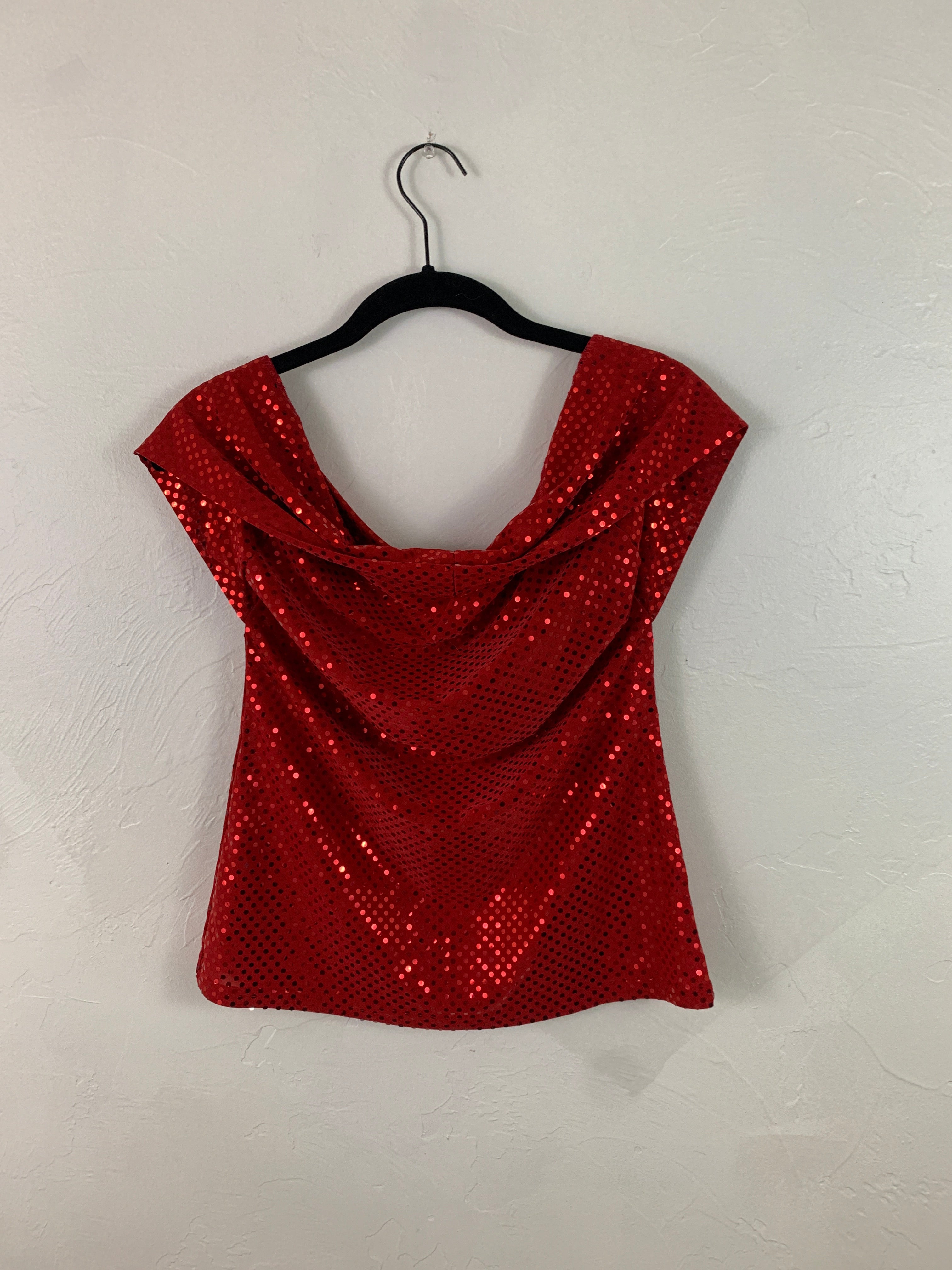 Red flashy top