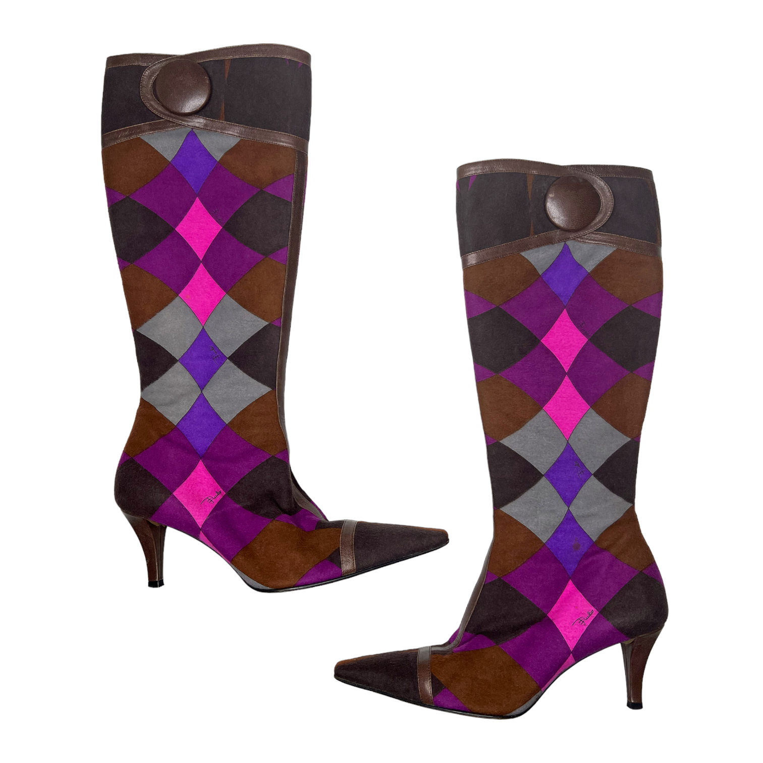 Emilio Pucci Knee High Boots