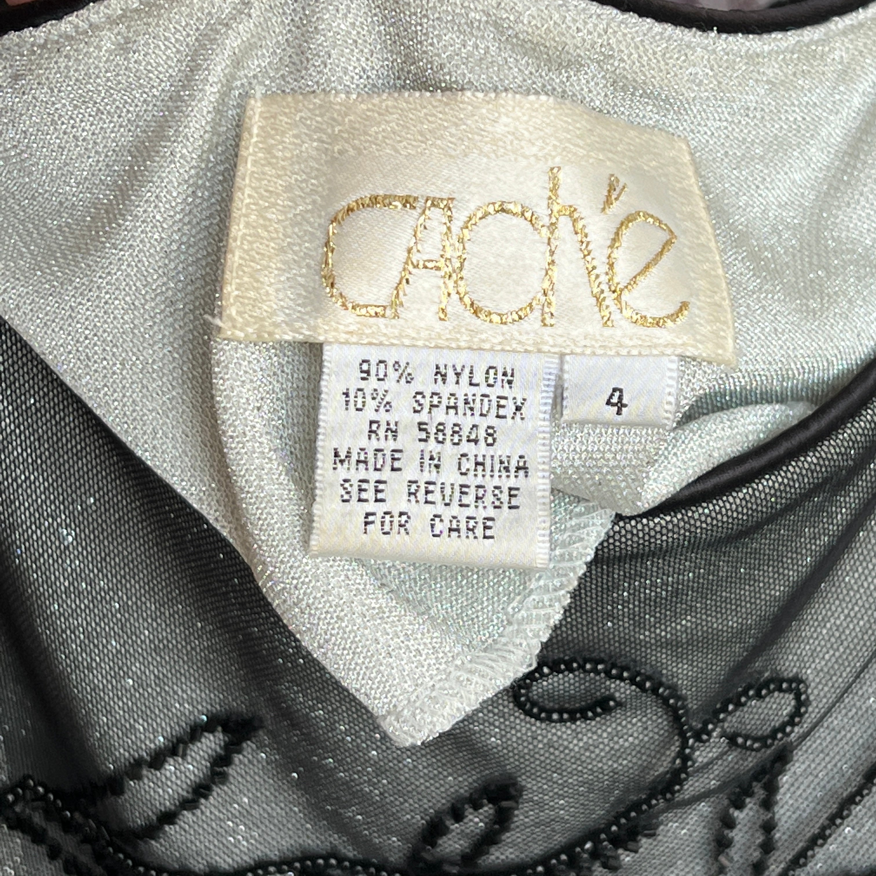 Y2K beaded mini dress (S)