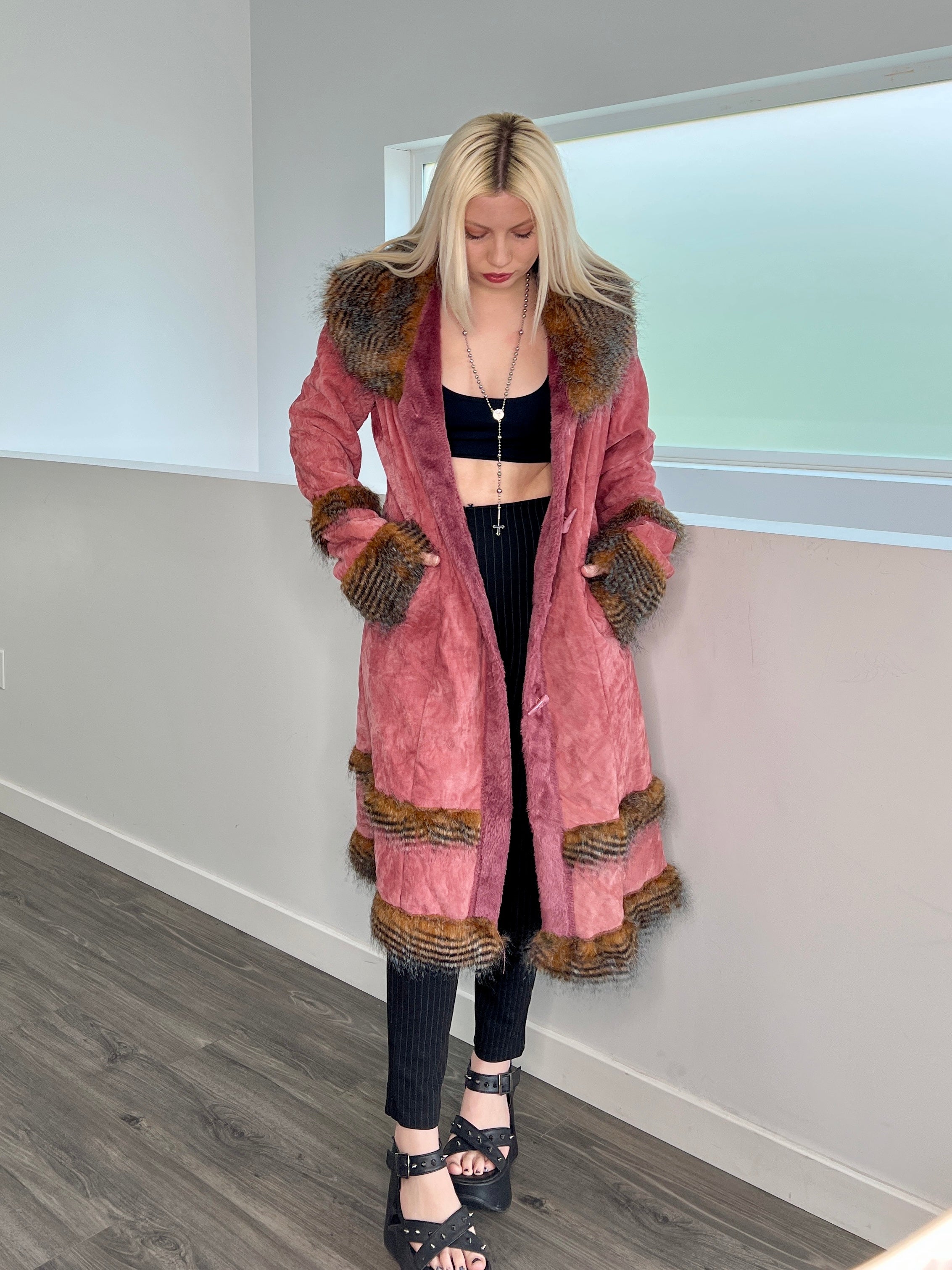 Vintage Faux Fur Coat