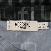 Moschino Y2K Cyber Blouse (Medium)