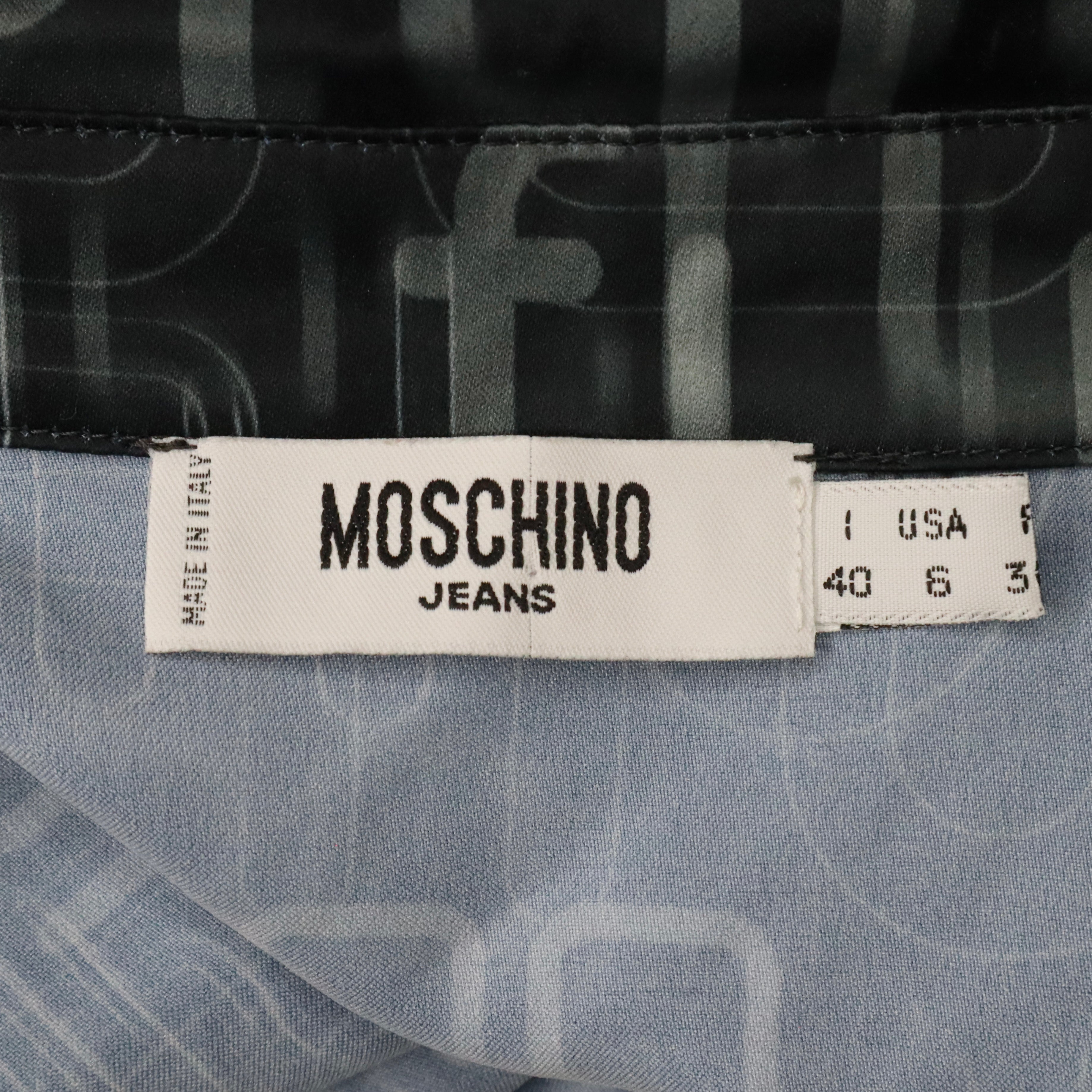 Moschino Y2K Cyber Blouse (Medium)