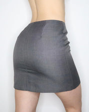 Sportmax Gray Mini Skirt (Small) 