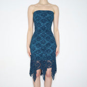 Teal Lace Fairy Dress (M-L)