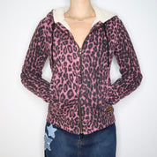 Hysteric Glamor Pink Cheetah Print Hoodie (S-L)