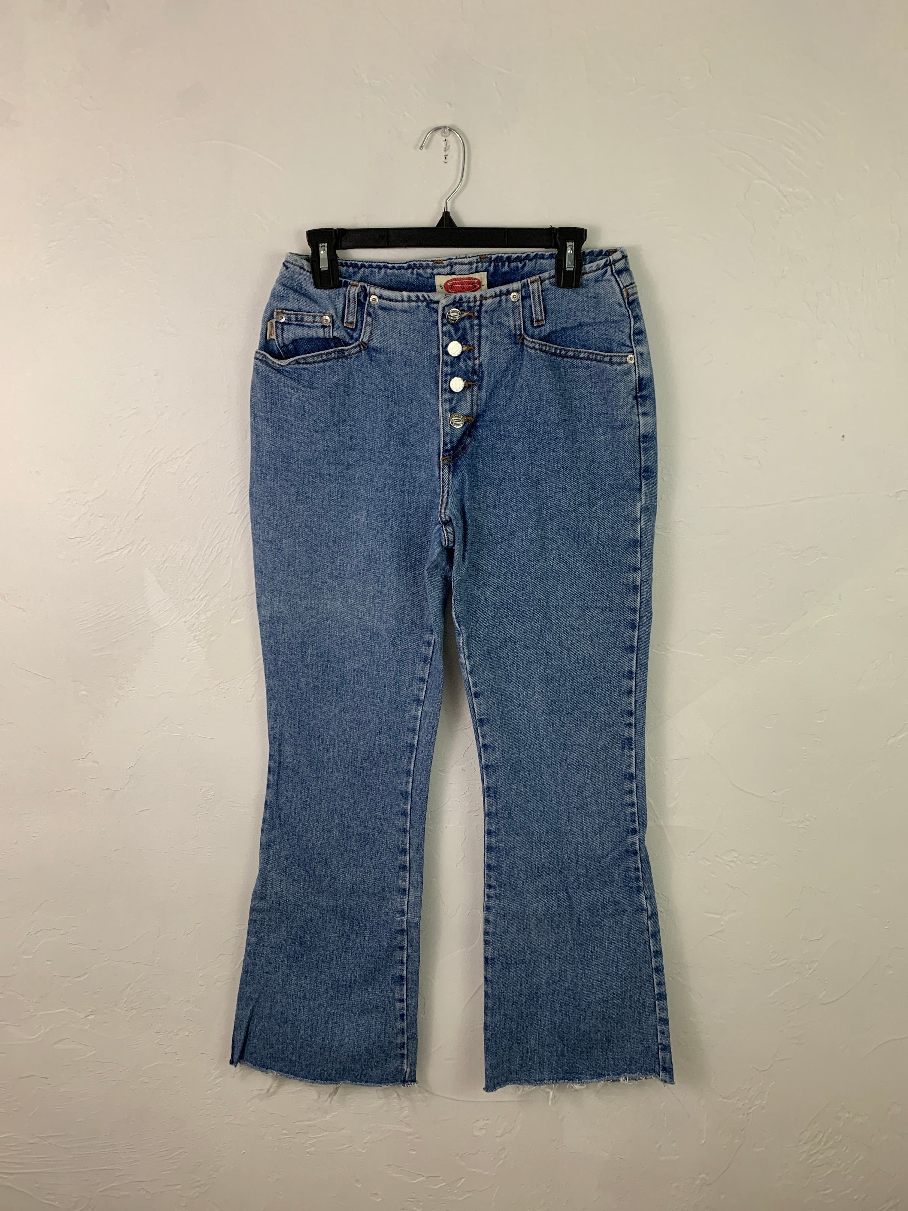 Steel flair medium wash denim