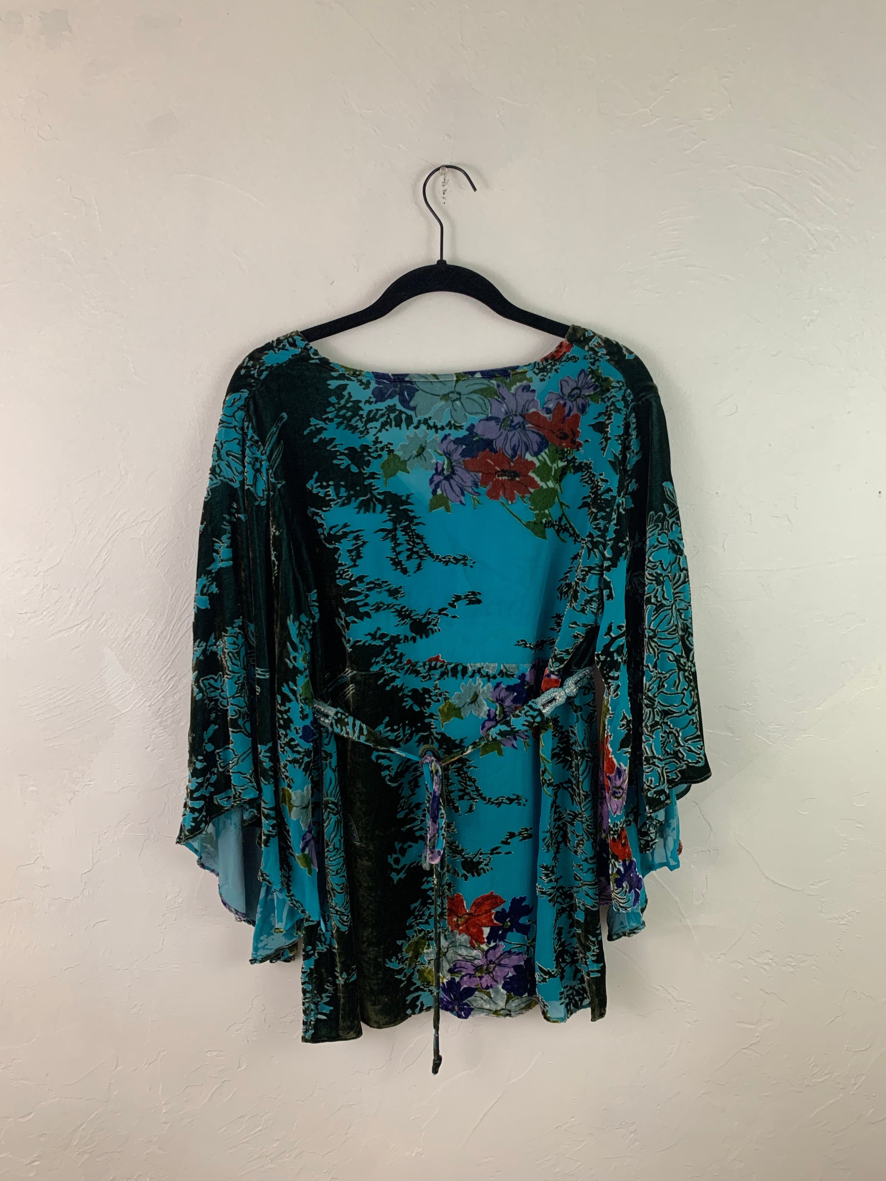 Flowy velvet top