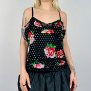 2000s Floral Lace Cami (L)