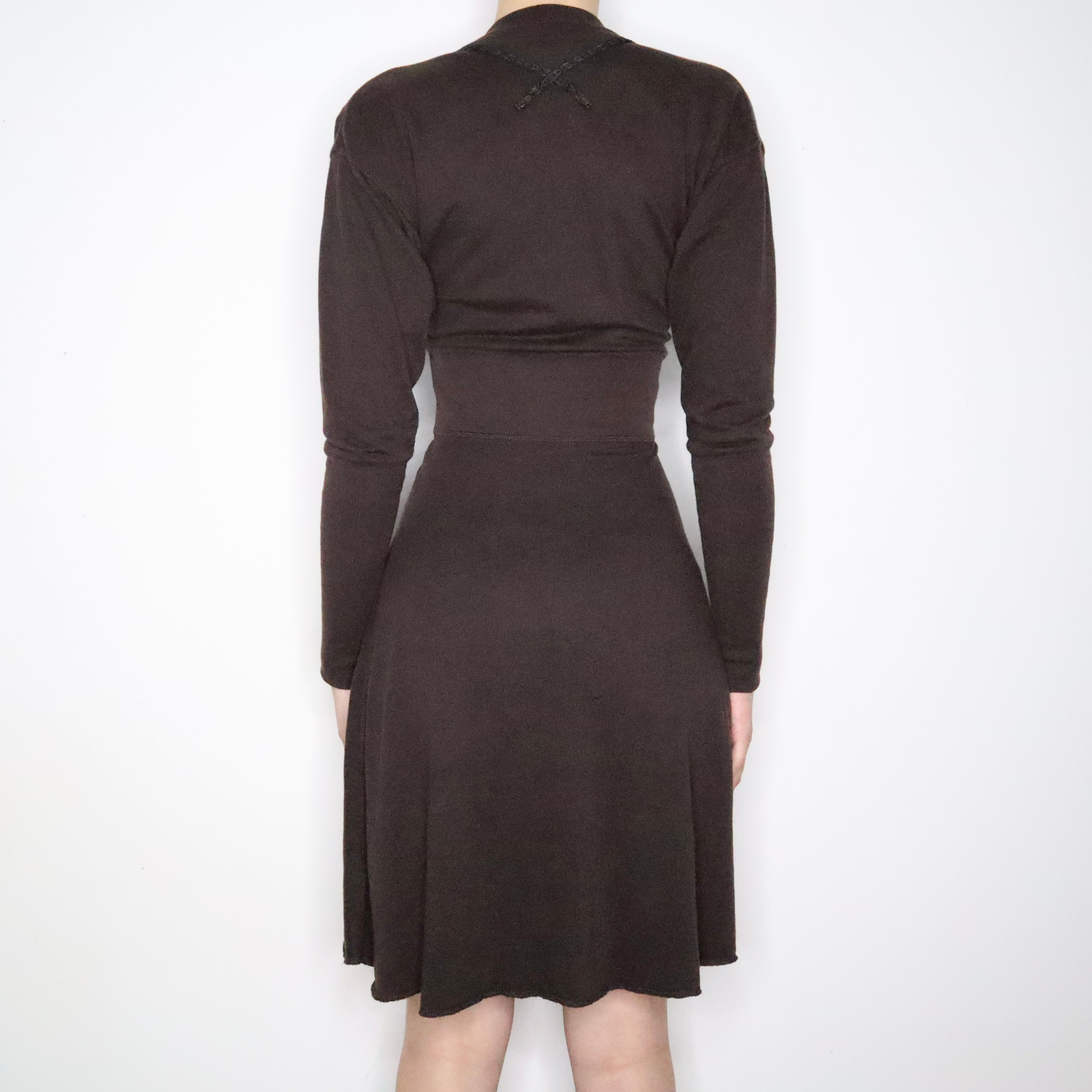 Diesel Dark Brown Sweater Dress (XS)