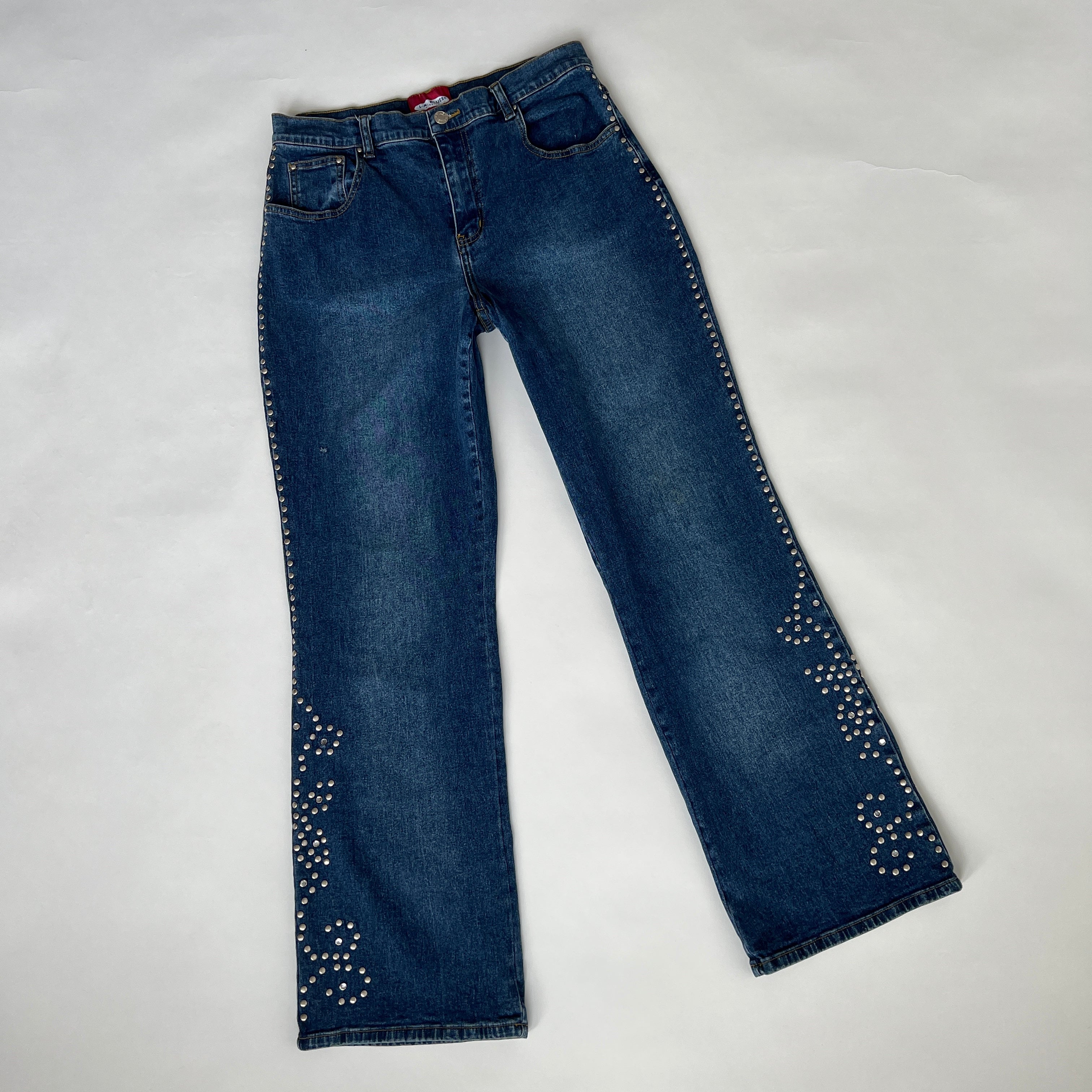Vintage western studded jeans