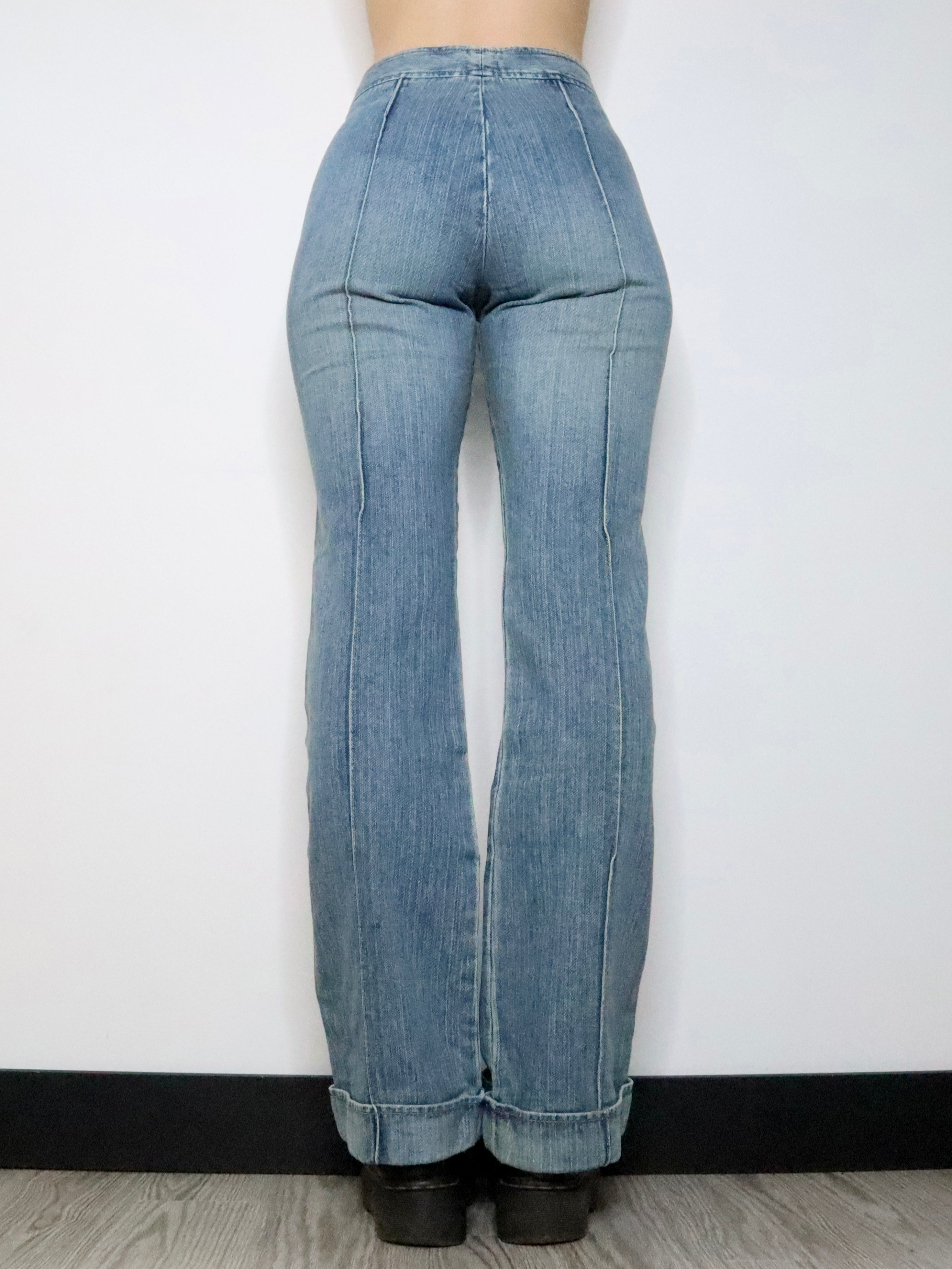 DKNY High Waisted Flare Jeans