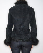 Morgan De Toi Black Buckle Coat (S-M)