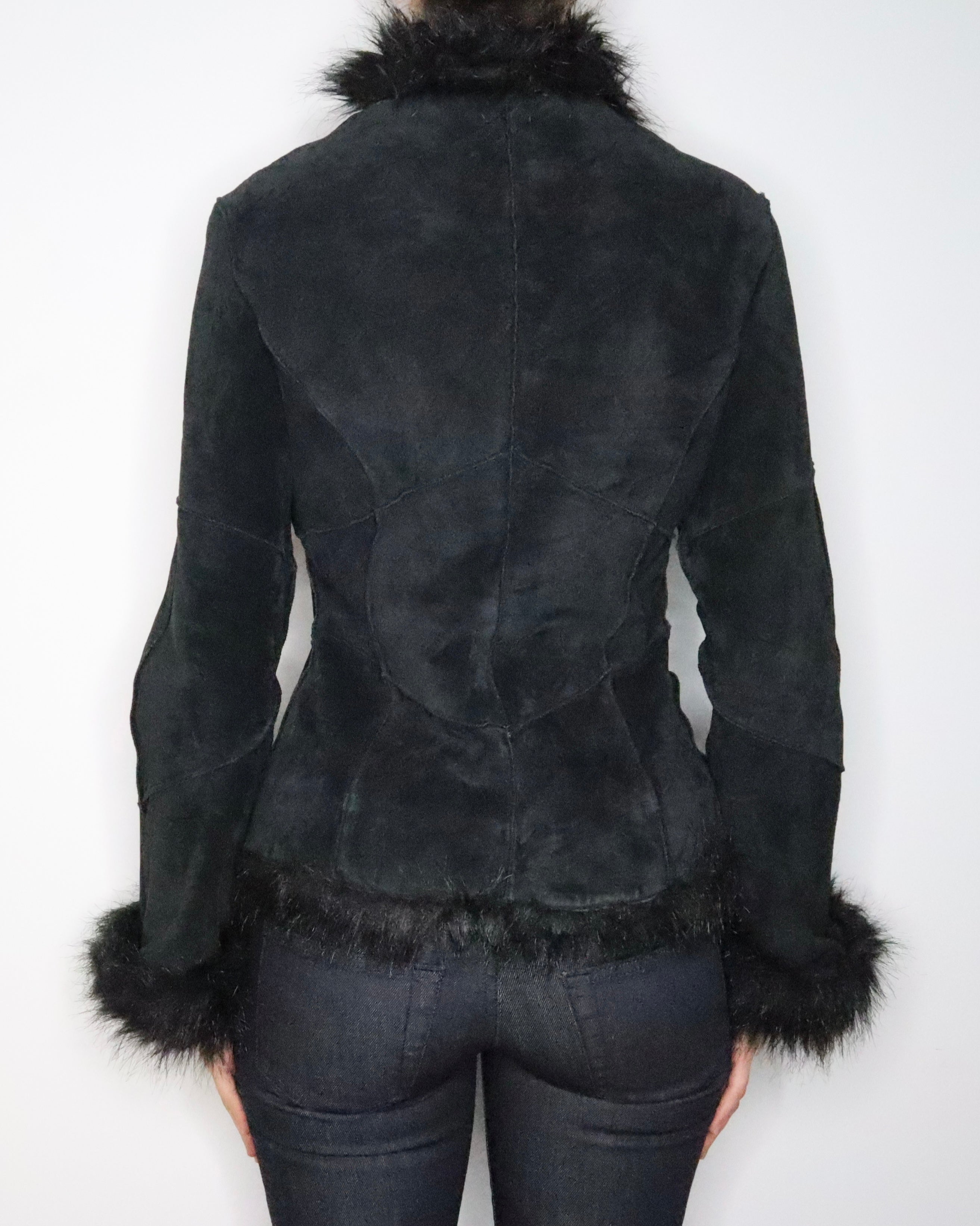 Morgan De Toi Black Buckle Coat (S-M)