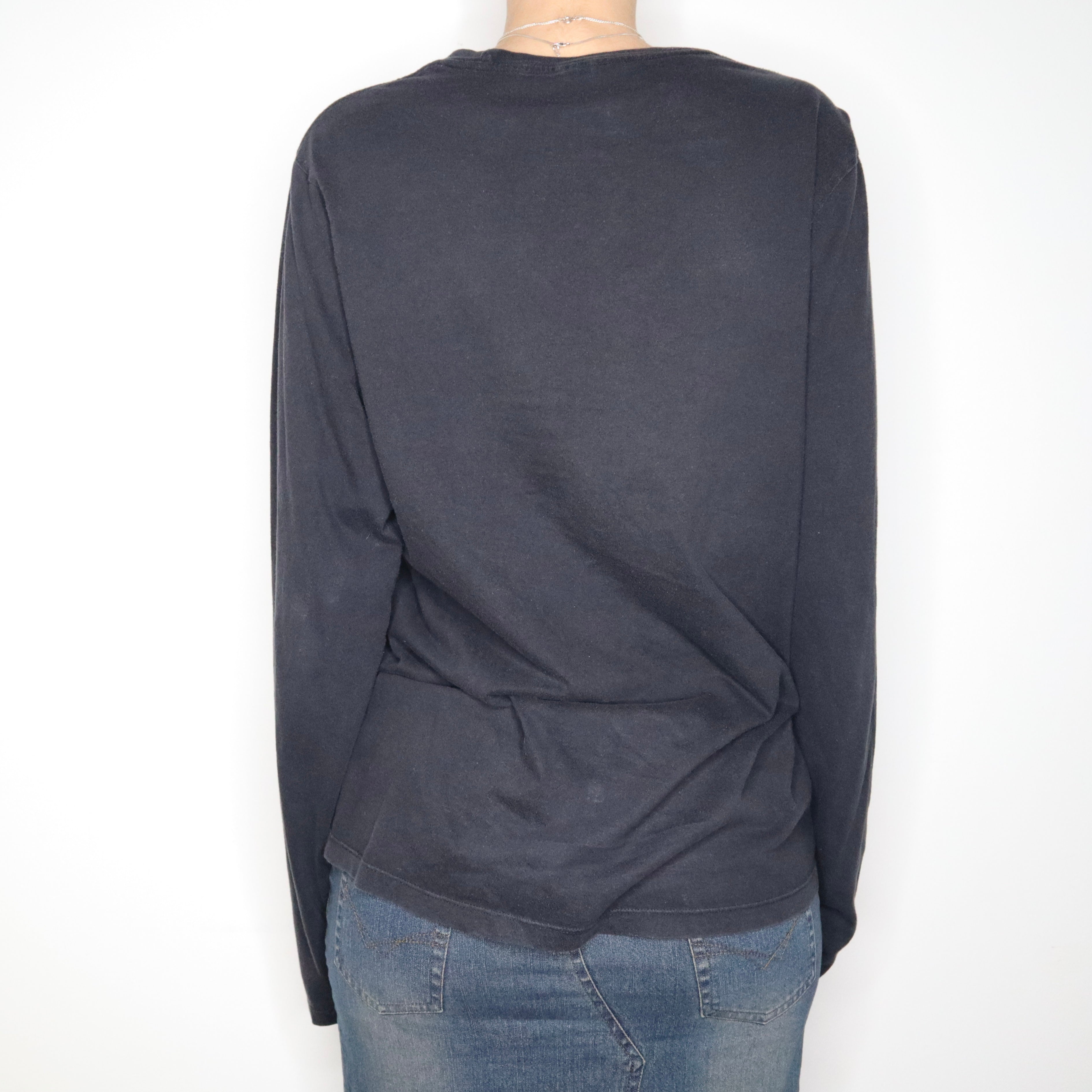 Grunge Graphic Long Sleeve Tee (Large) 