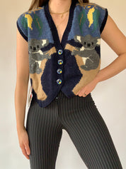 Vintage Koala Sweater Vest