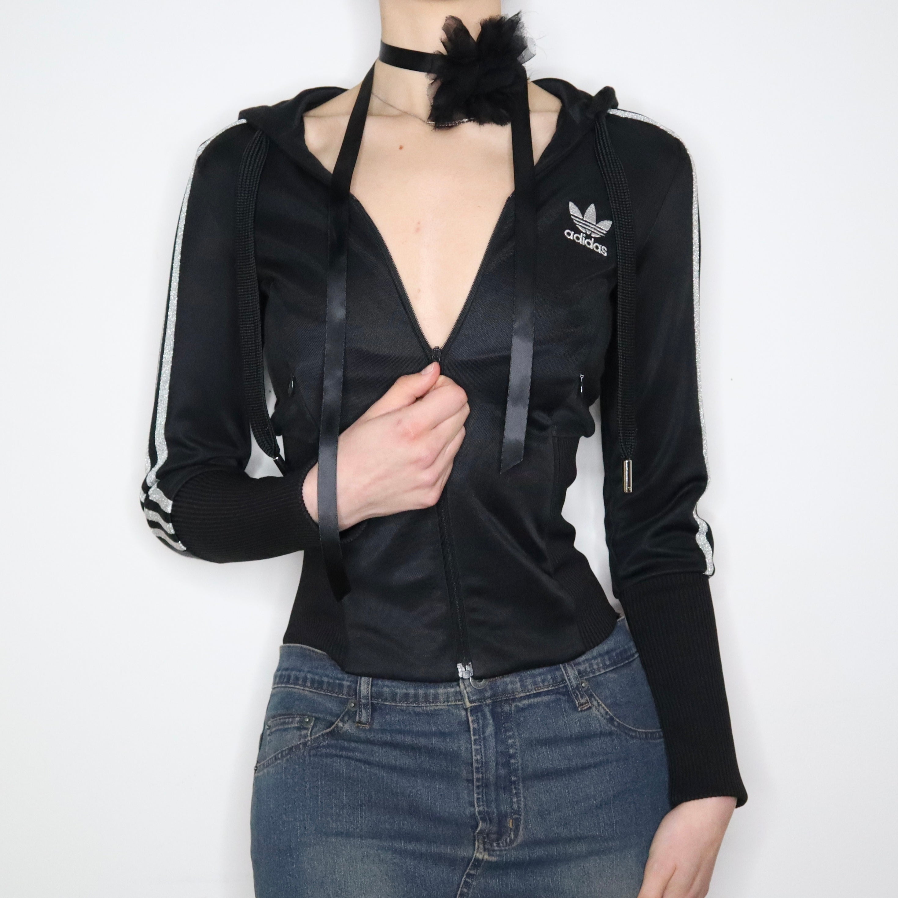 Adidas Zip Up Track Jacket (XS) 