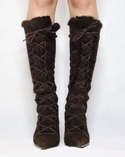 Knee High Stiletto Boots (6.5-7 US)