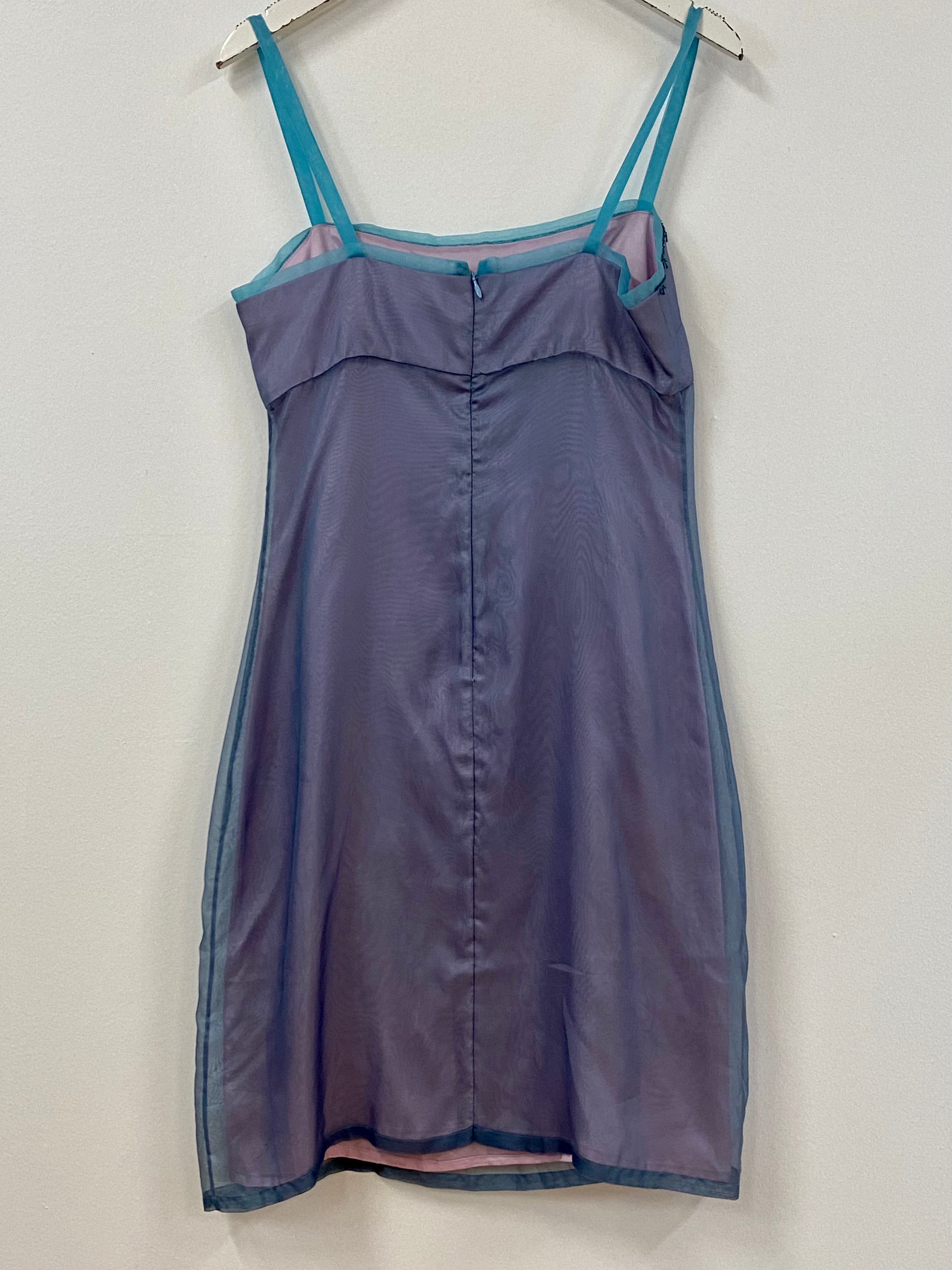 Iridescent Chiffon Midi