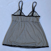 00s b&w striped cami