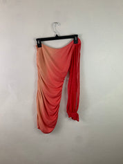 Peachy one shoulder mini