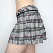 Plaid Mini Skirt (Small)