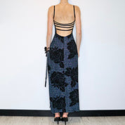 Glittery Backless Gown (Medium) 