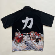 Vintage samurai button down