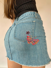 Y2K Embroidered Mini