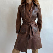 Vintage leather and suede jacket