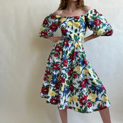 Vintage garden party dress