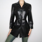 Black Leather Jacket (Medium)