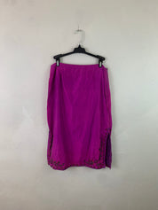 Fuchsia flower skirt