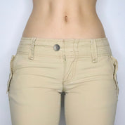 Beige Cargo Pants (XS-S)