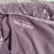 Plum knit babydoll slip