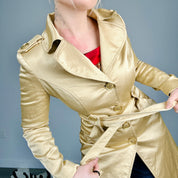 Vintage Cache Gold Trench Coat (XS/S)