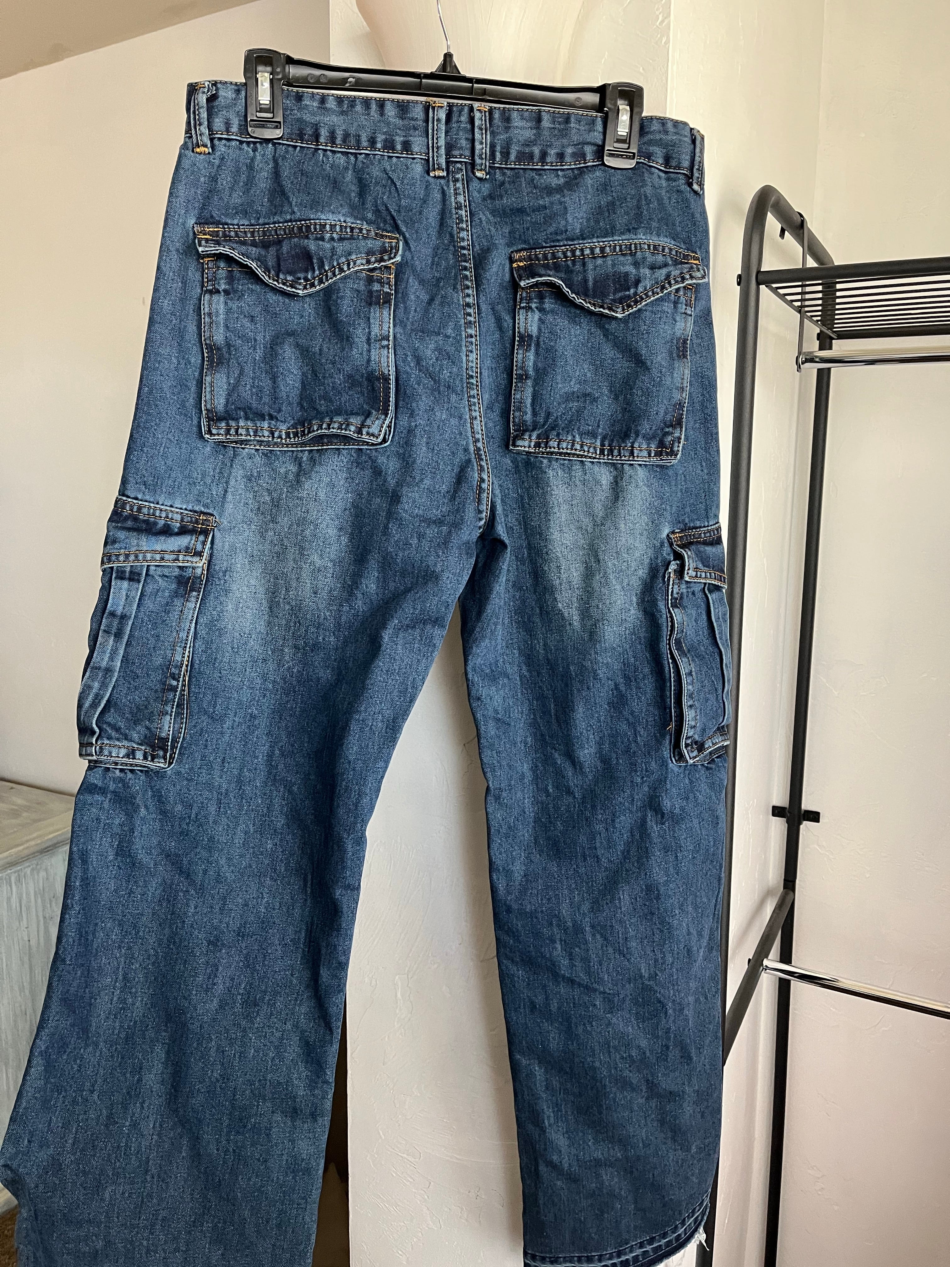 Cargo denim size 34