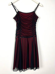 Red & black mesh mini - small