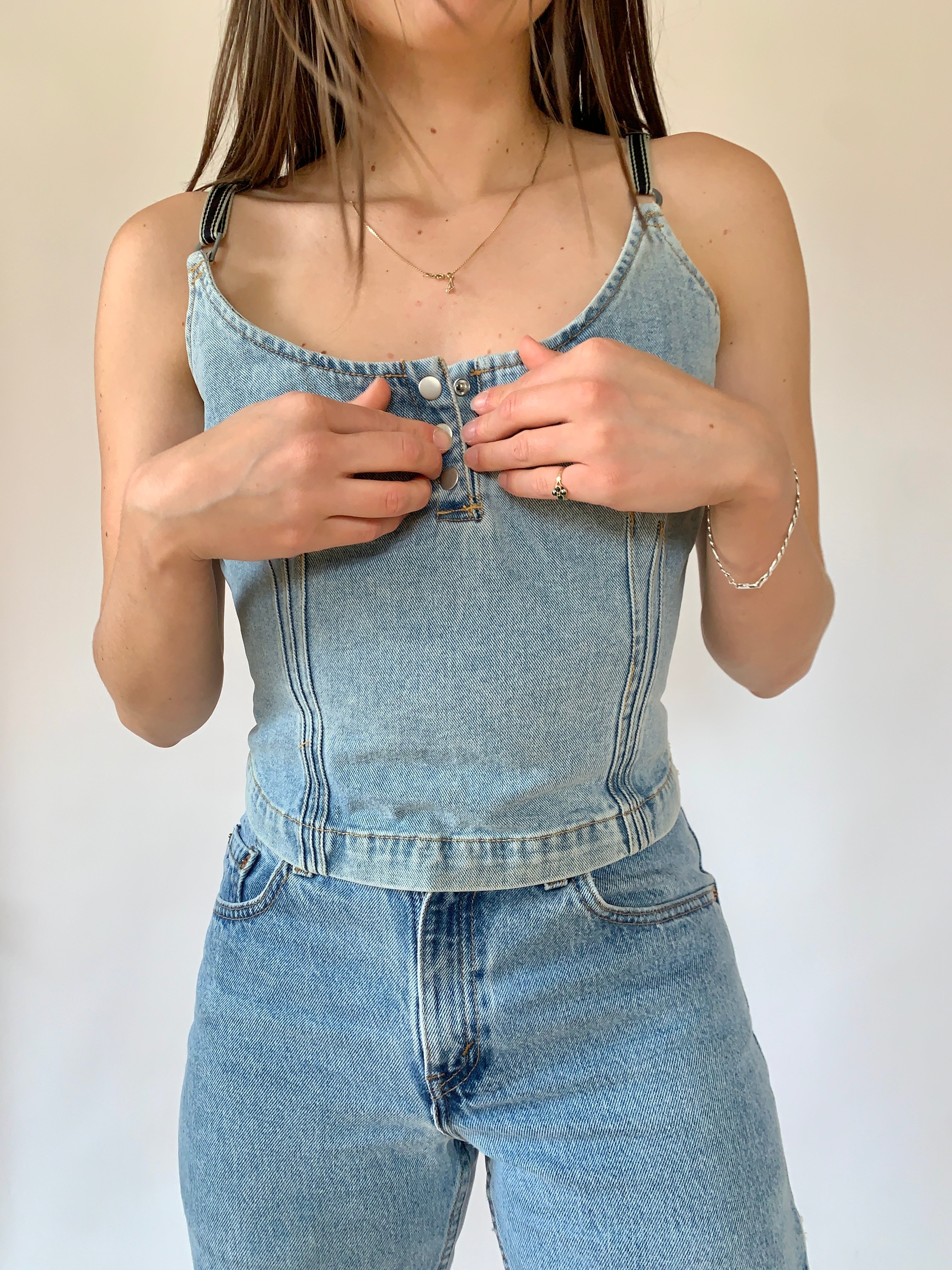 Vintage 1990s Denim Tank