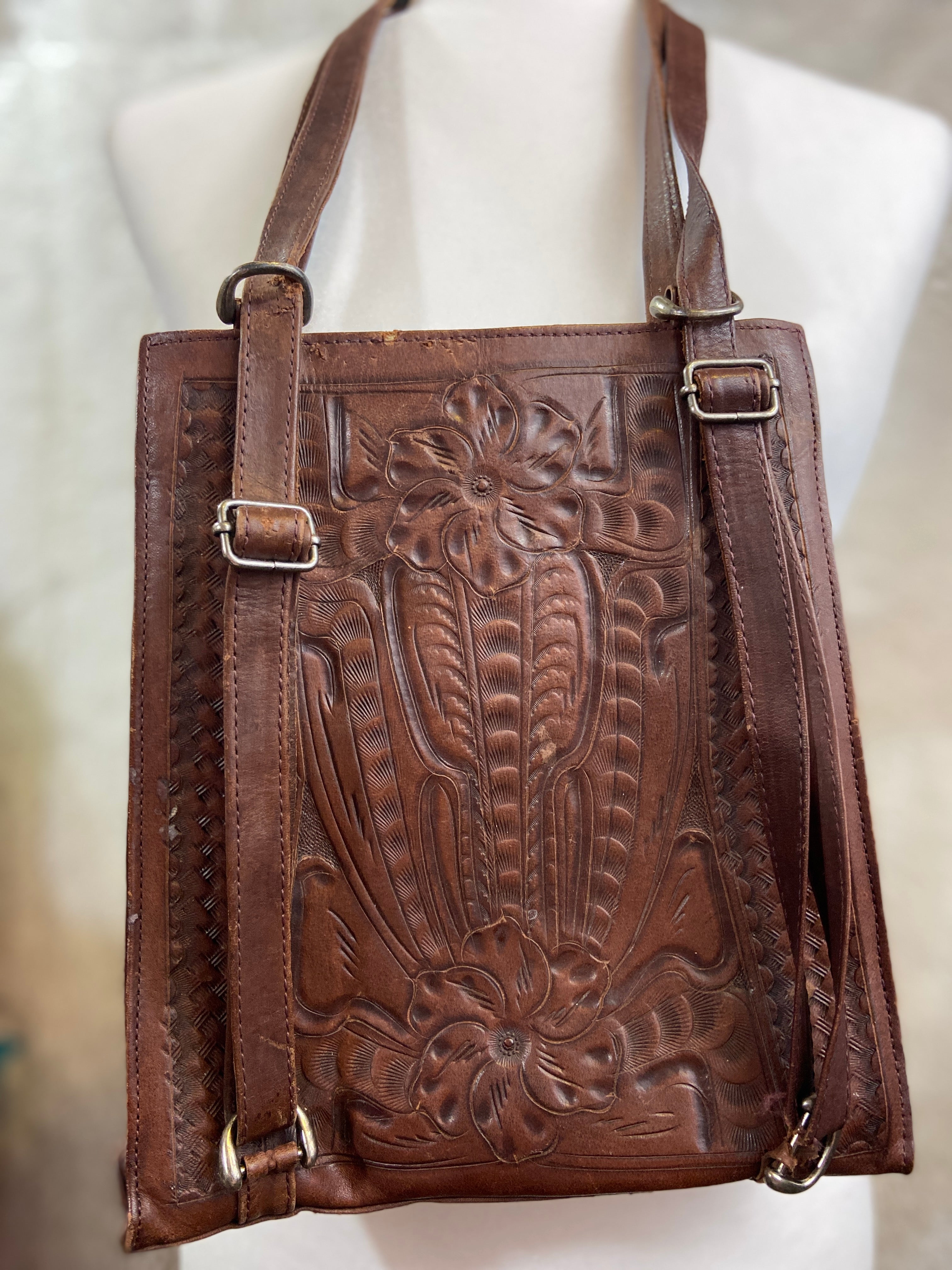 Leaders. In leather bag or backpack