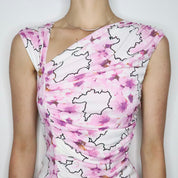 Cavalli Pink Cherry Blossom Dress (Medium)