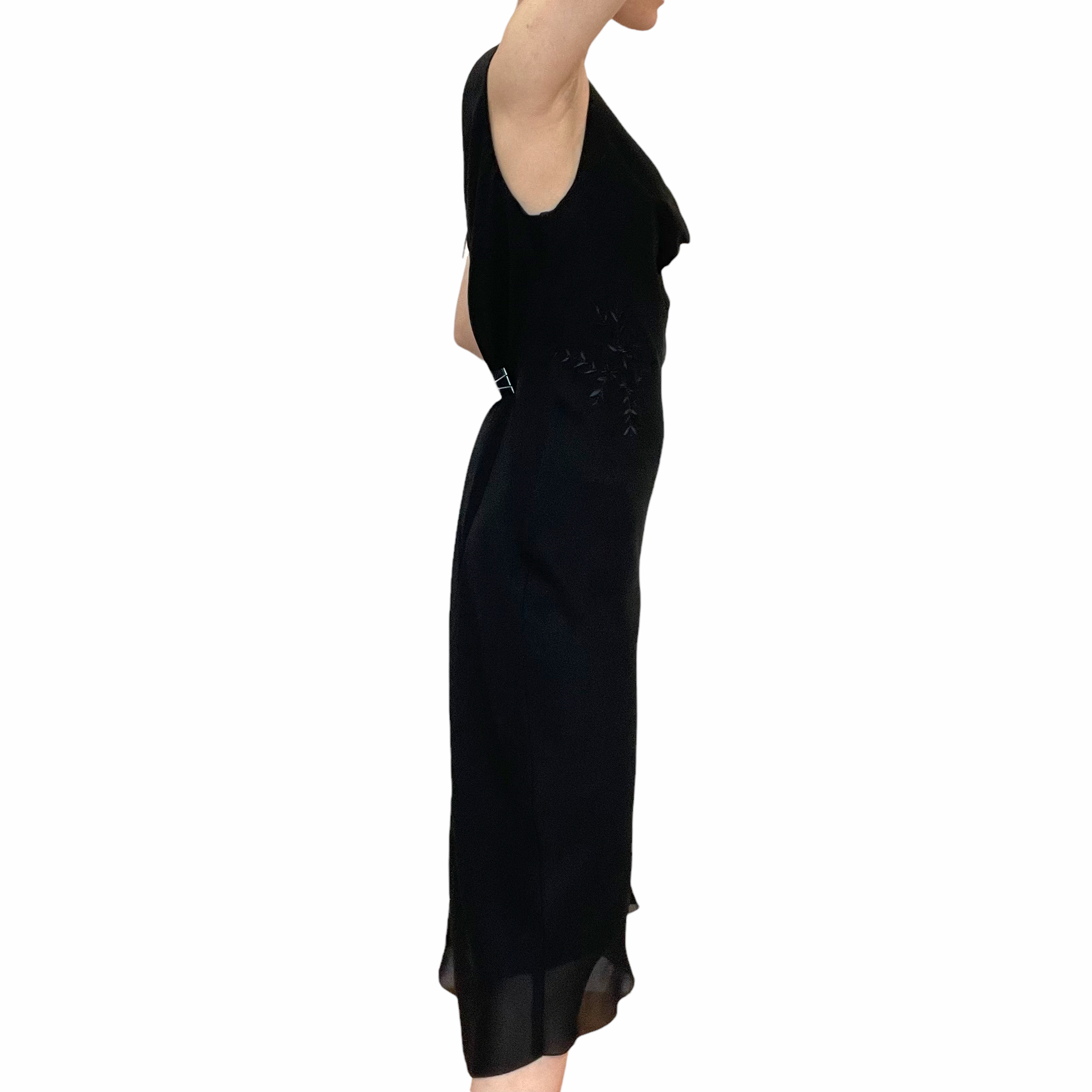 Vintage cowl neck dress