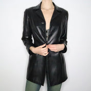 Black Leather Jacket (Medium)