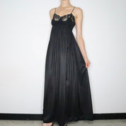 Black Empire Waist Nightgown (Small)