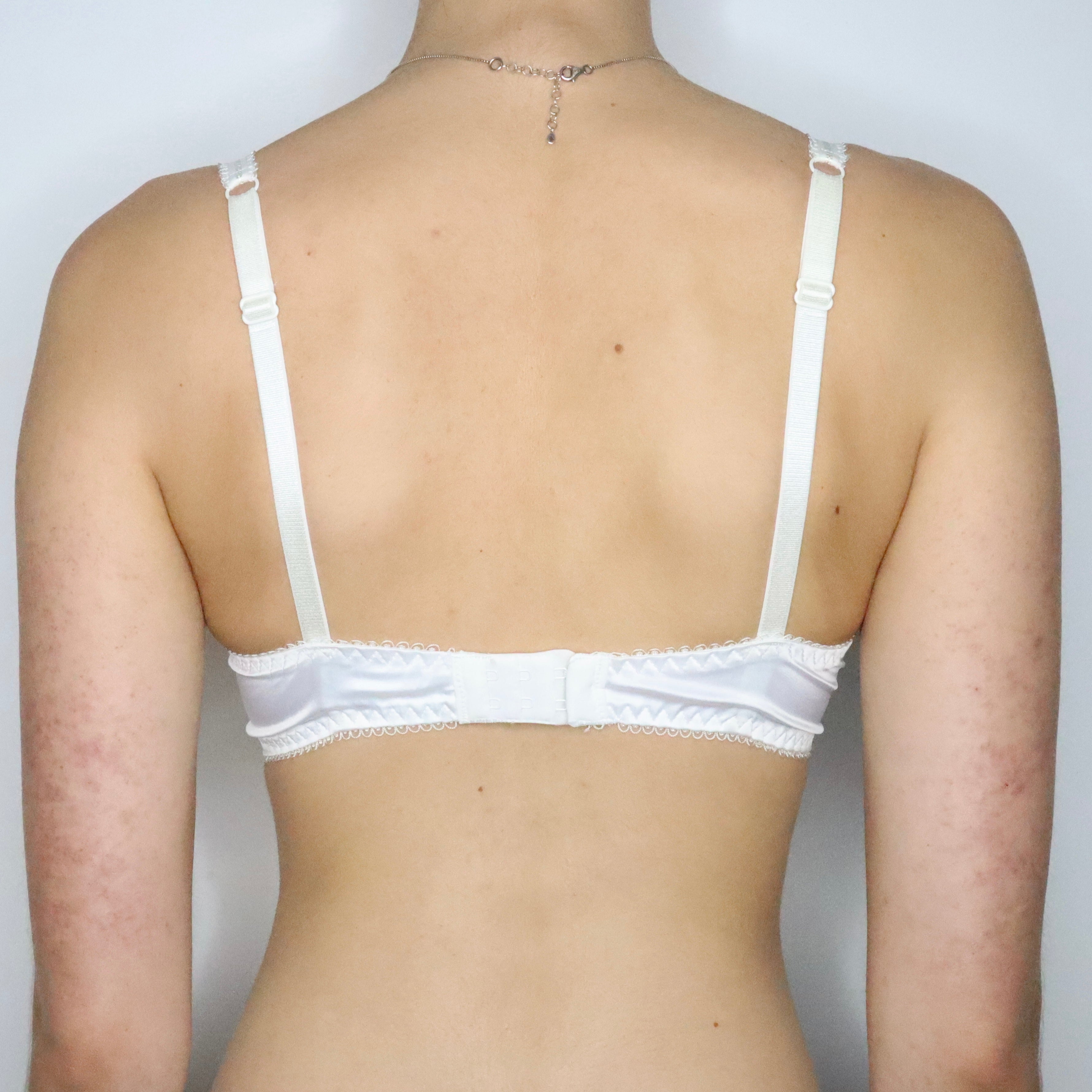 White Mesh Bra (34B)