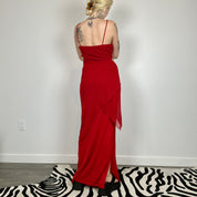 Vintage Beaded Fairy Maxi Gown (M/L)