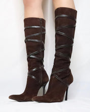 Knee High Stiletto Boots (6.5 US/37 EU)