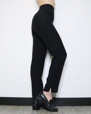 Black High Waisted Pants (XS-S) 