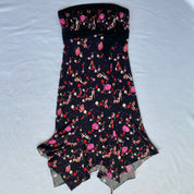 00s Shoe + purse midi dress